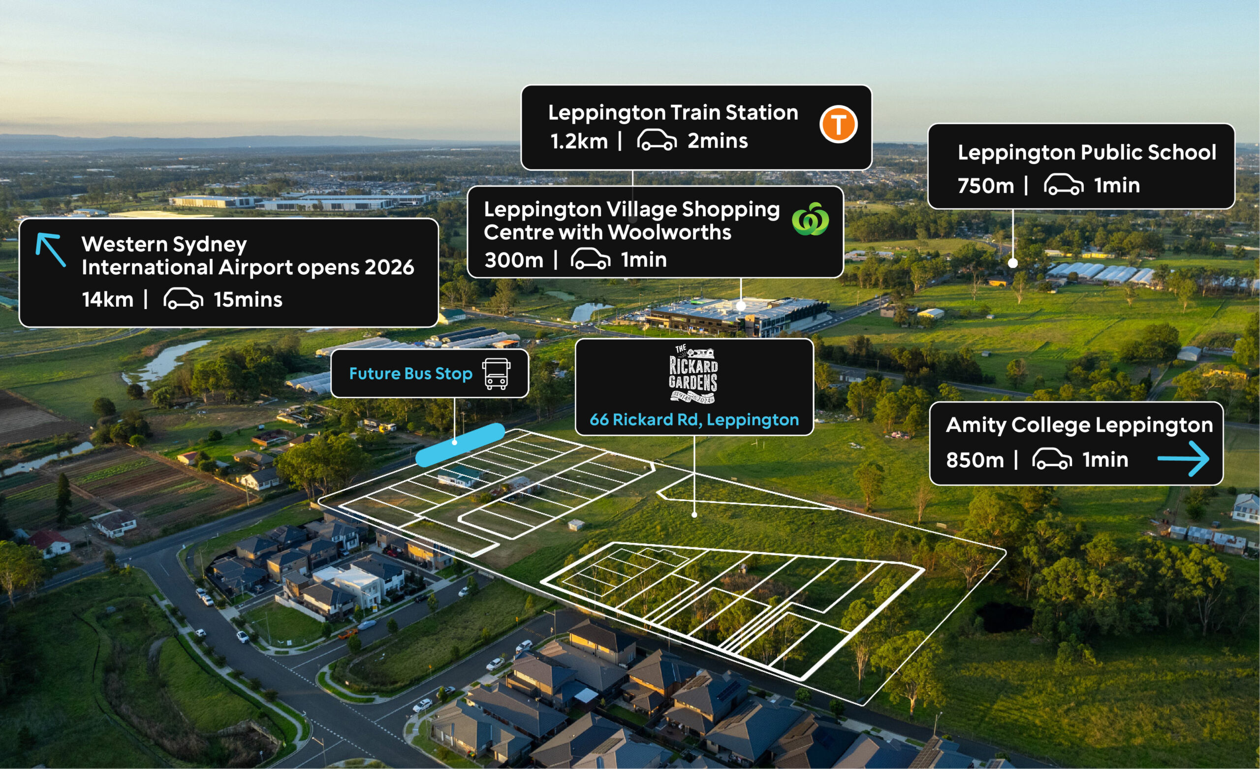 Rickard Gardens is ranked 
Top 3 Most-Searched New Developments on OpenLot.com.au