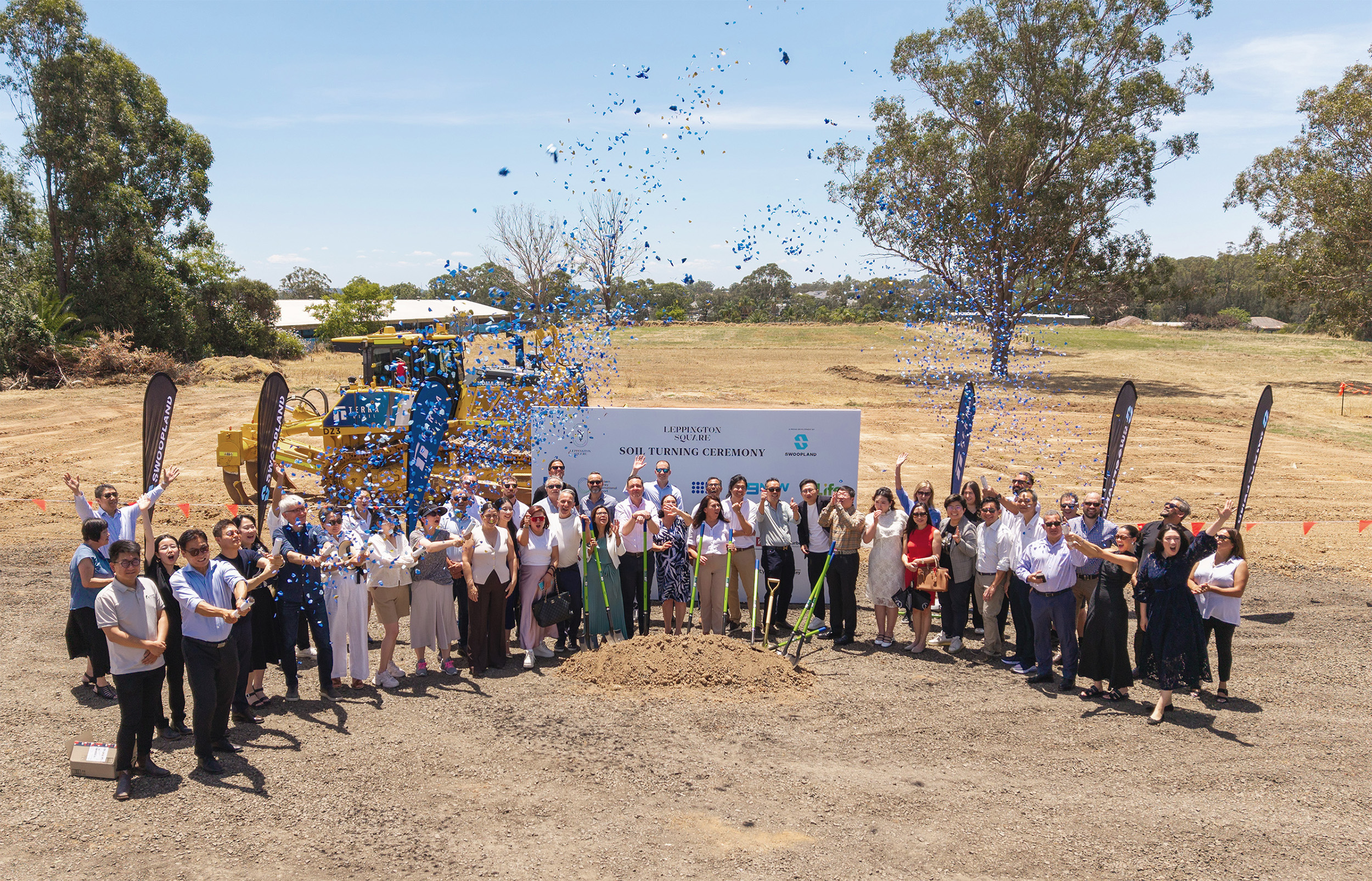 Leppington Square Estate Soil Turning Ceremony, celebrating the next chapter for this vibrant community.